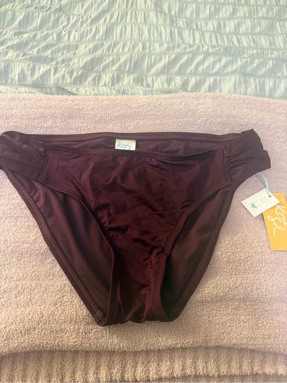 Kona Sol Women's Deep Burgundy Bikini Bottom